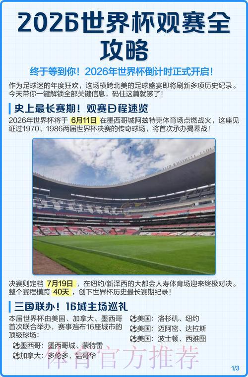 2026世界杯全程在线直播观看完整攻略